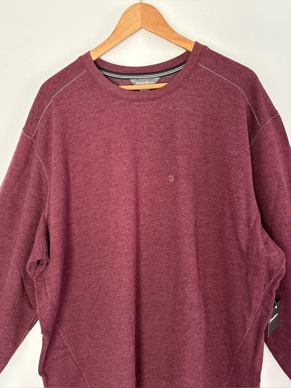 Eddie Bauer Fleece Crewneck Sweatshirt Men’s 2XL NEW Layering Outdoor Cozy A17